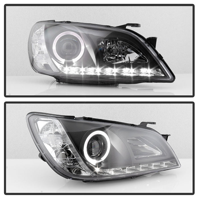 Spyder Lexus IS300 01-05 Projector Headlights Xenon/HID - LED Halo DRL Blk PRO-YD-LIS01-HID-DRL-BK 5029898