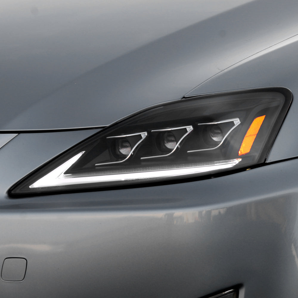 Spyder Lexus IS 250/350 06-10 Halogen Model Only High-Power LED Headlights - Black PRO-YD-LIS06AP-BK 5088246