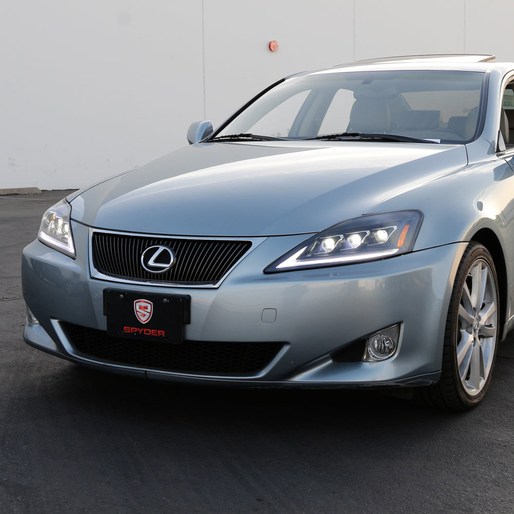 Spyder Lexus IS 250/350 06-10 Halogen Model Only High-Power LED Headlights - Black PRO-YD-LIS06AP-BK 5088246