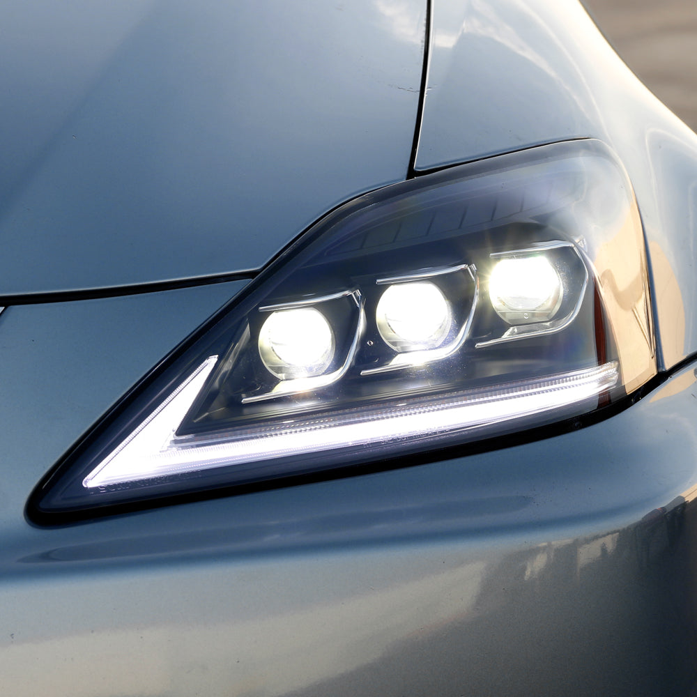 Spyder Lexus IS 250/350 06-10 Halogen Model Only High-Power LED Headlights - Black PRO-YD-LIS06AP-BK 5088246