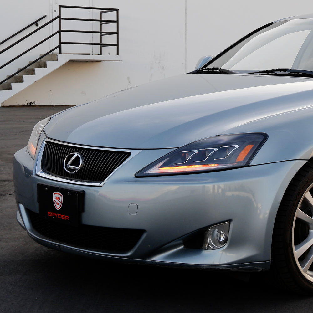 Spyder Lexus IS 250/350 06-10 Halogen Model Only High-Power LED Headlights - Black PRO-YD-LIS06AP-BK 5088246
