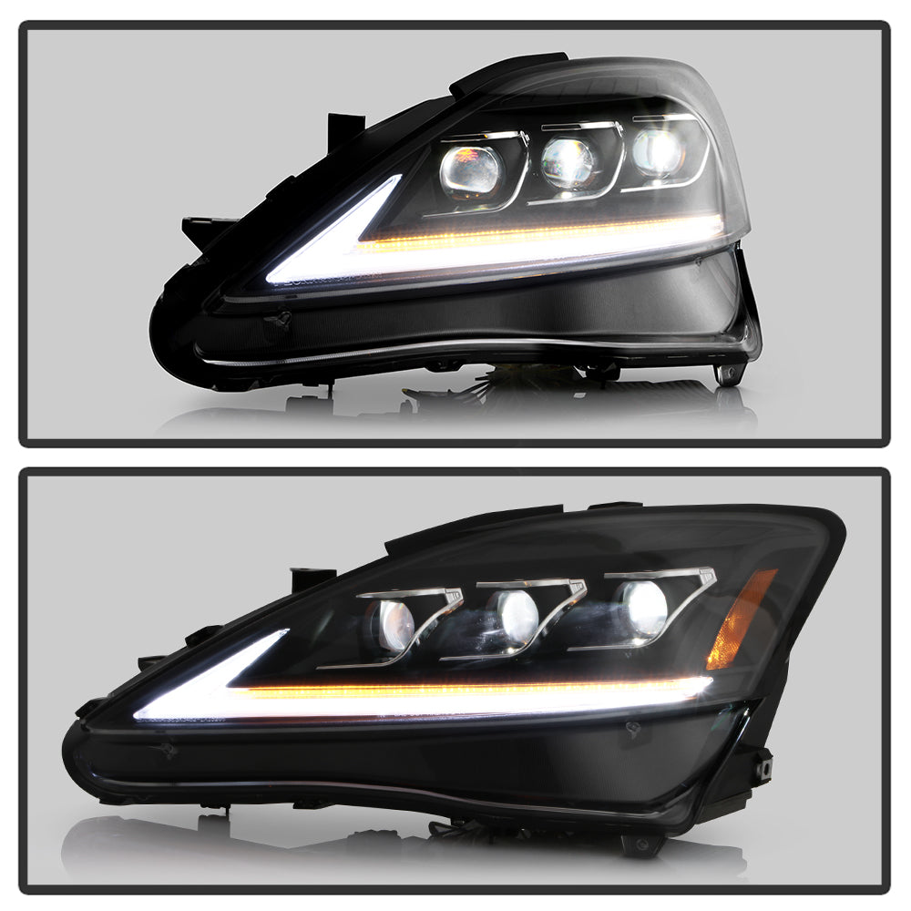 Spyder Lexus IS 250/350 06-10 Halogen Model Only High-Power LED Headlights - Black PRO-YD-LIS06AP-BK 5088246