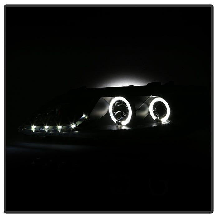 Spyder Mazda 6 03-05 With Fog Lights Projector Headlights LED Halo DRL Blk PRO-YD-M603-FOG-DRL-BK 5042538