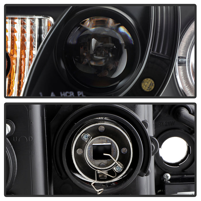 Spyder Mazda 6 03-05 With Fog Lights Projector Headlights LED Halo DRL Blk PRO-YD-M603-FOG-DRL-BK 5042538