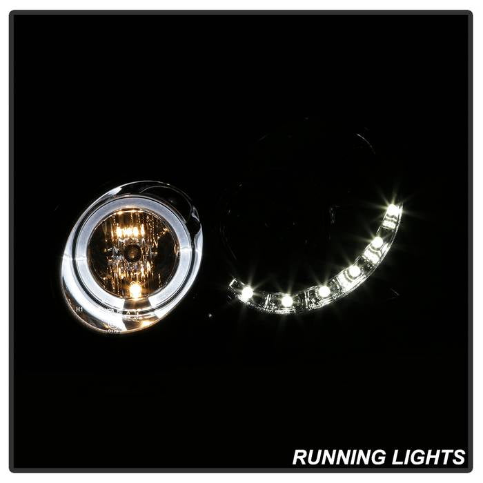 Spyder Mercedes Benz CLK 03-09 Projector Halogen Model- LED Halo DRL Chrm PRO-YD-MBCLK03-DRL-C 5038029