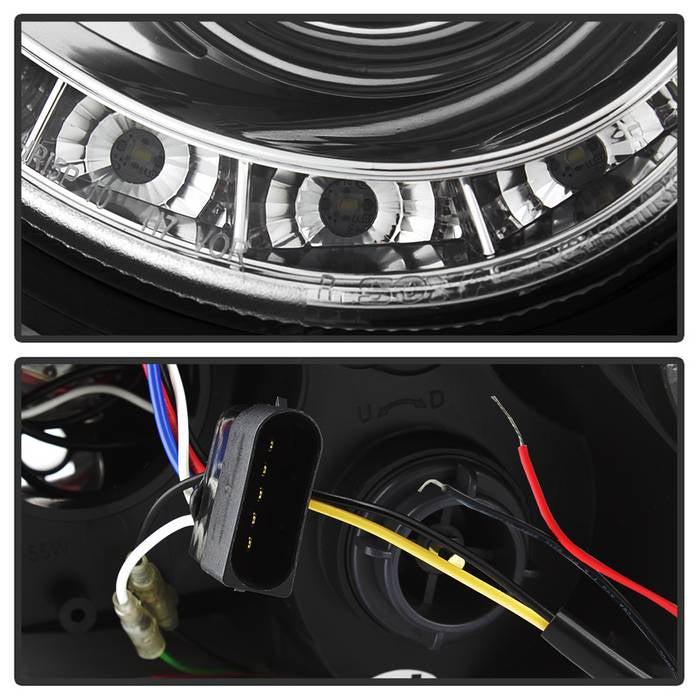 Spyder Mercedes Benz CLK 03-09 Projector Halogen Model- LED Halo DRL Chrm PRO-YD-MBCLK03-DRL-C 5038029