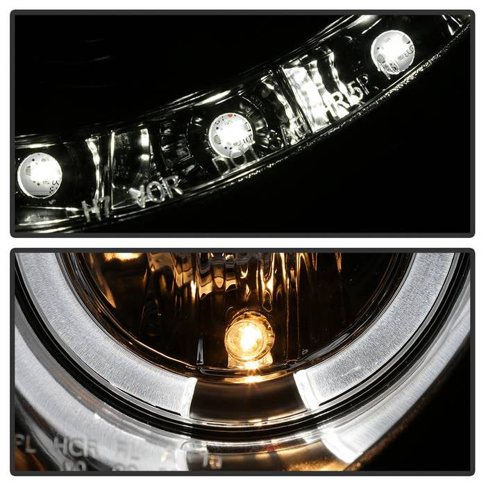 Spyder Mercedes Benz CLK 03-09 Projector Halogen Model- LED Halo DRL Chrm PRO-YD-MBCLK03-DRL-C 5038029
