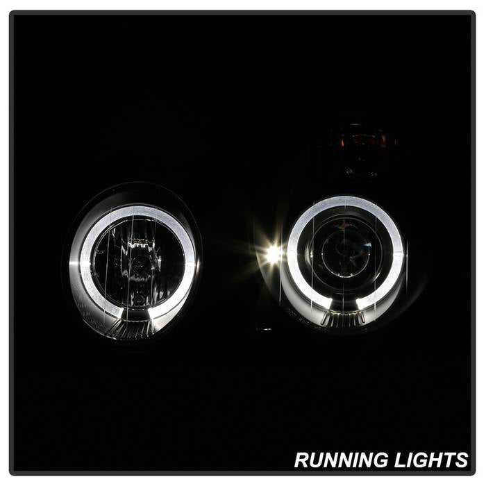 Spyder Mercedes Benz CLK 98-02 Projector Headlights Halogen Model- LED Halo Blk PRO-YD-MBCLK98-HL-BK 5011176