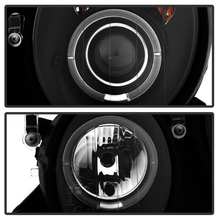 Spyder Mercedes Benz CLK 98-02 Projector Headlights Halogen Model- LED Halo Blk PRO-YD-MBCLK98-HL-BK 5011176