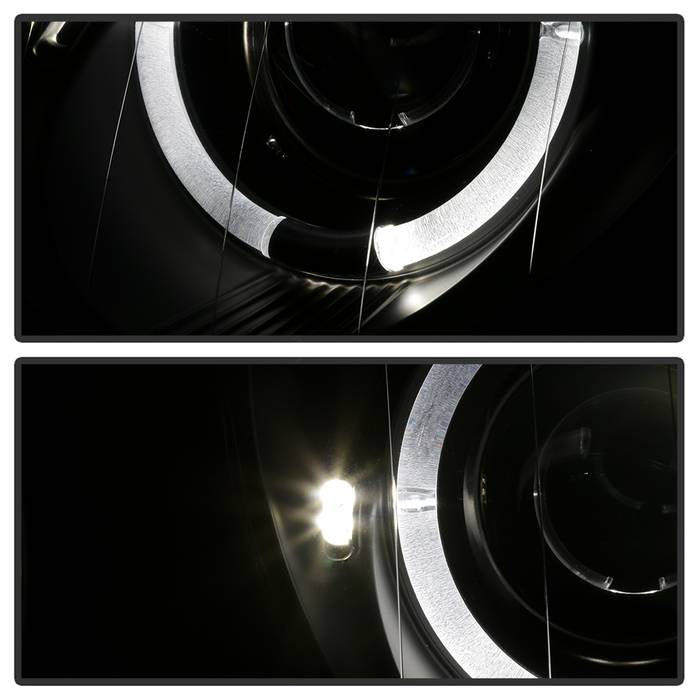 Spyder Mercedes Benz CLK 98-02 Projector Headlights Halogen Model- LED Halo Blk PRO-YD-MBCLK98-HL-BK 5011176