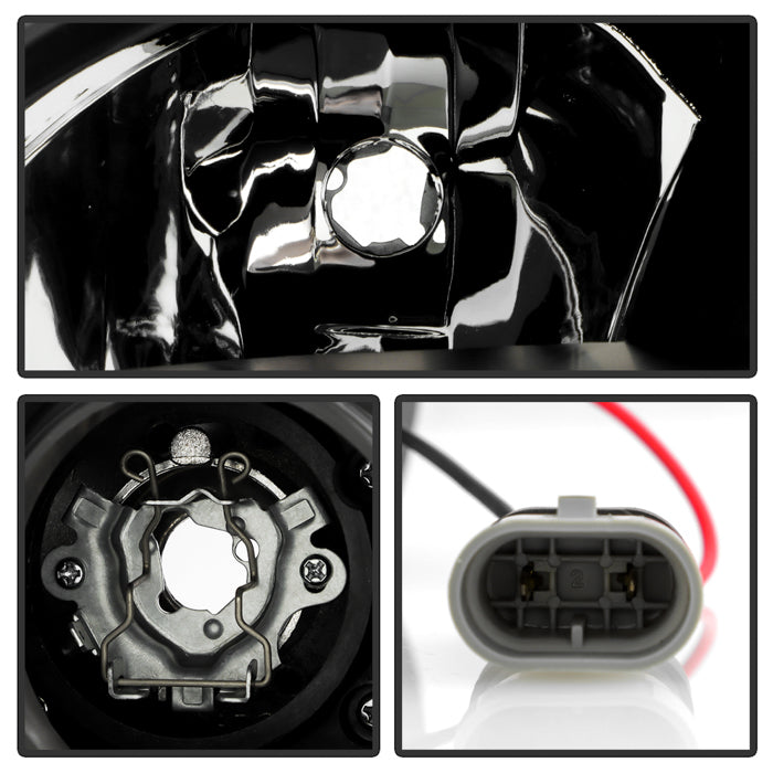 Spyder Mercedes Benz SLK 05-10 Projector Headlights Halogen Model- DRL Blk PRO-YD-MBSLK05-DRL-BK 5032546