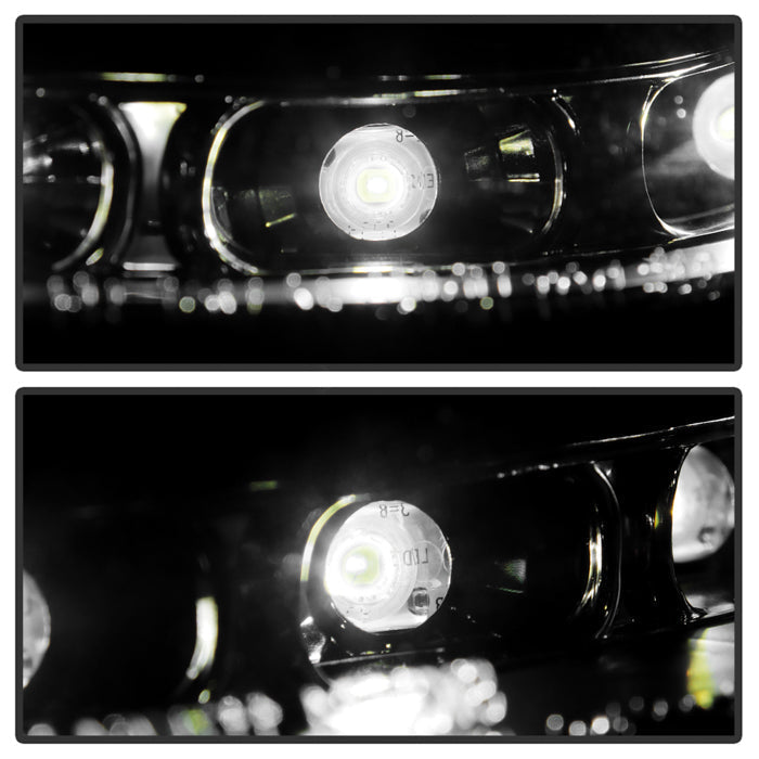 Spyder Mercedes Benz SLK 05-10 Projector Headlights Halogen Model- DRL Blk PRO-YD-MBSLK05-DRL-BK 5032546