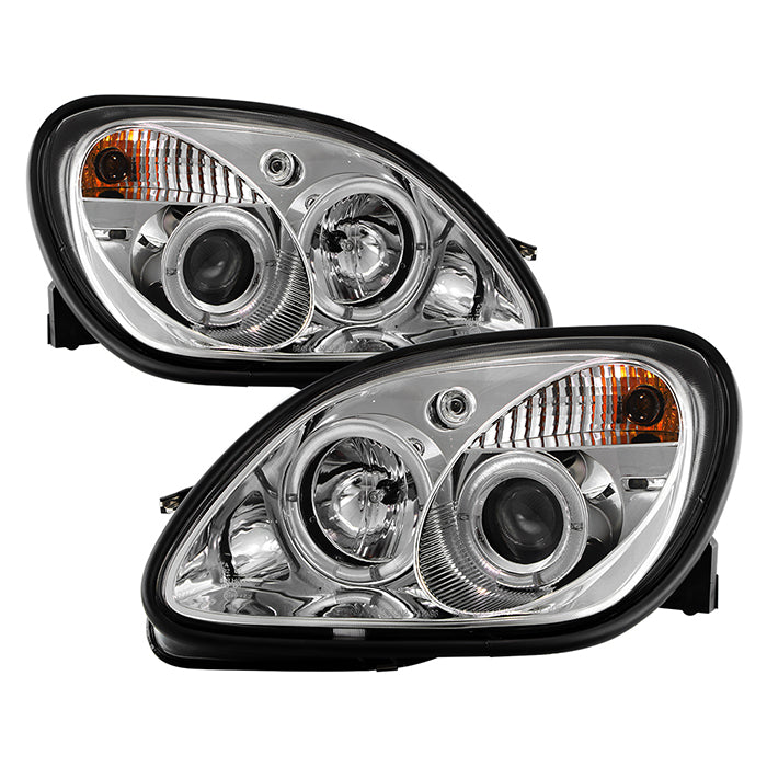 Spyder Mercedes Benz SLK 98-04 Projector Halogen Model- LED Halo Chrm PRO-YD-MBSLK98-1PC-HL-C 5011206