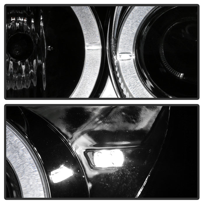 Spyder Mercedes Benz SLK 98-04 Projector Halogen Model- LED Halo Chrm PRO-YD-MBSLK98-1PC-HL-C 5011206