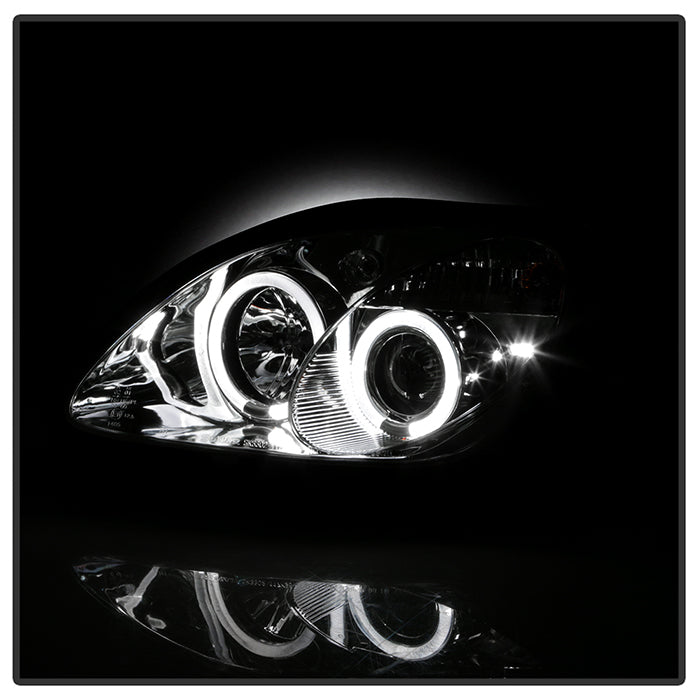 Spyder Mercedes Benz SLK 98-04 Projector Halogen Model- LED Halo Chrm PRO-YD-MBSLK98-1PC-HL-C 5011206