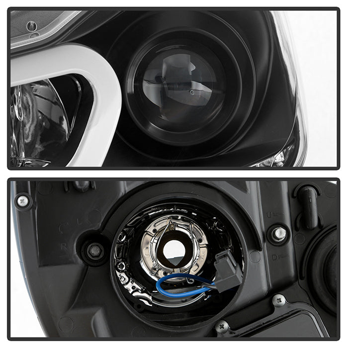 Spyder Mercedes Benz W204 C-Class 12-13 Projector Halogen Model- DRL Blk PRO-YD-MBW20412-DRL-BK 5074249