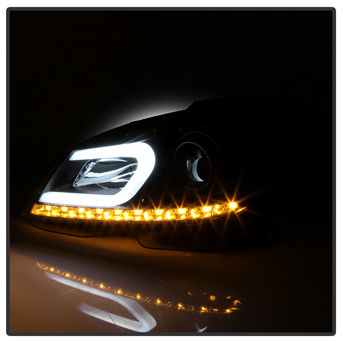Spyder Mercedes Benz W204 C-Class 12-13 Projector Halogen Model- DRL Blk PRO-YD-MBW20412-DRL-BK 5074249