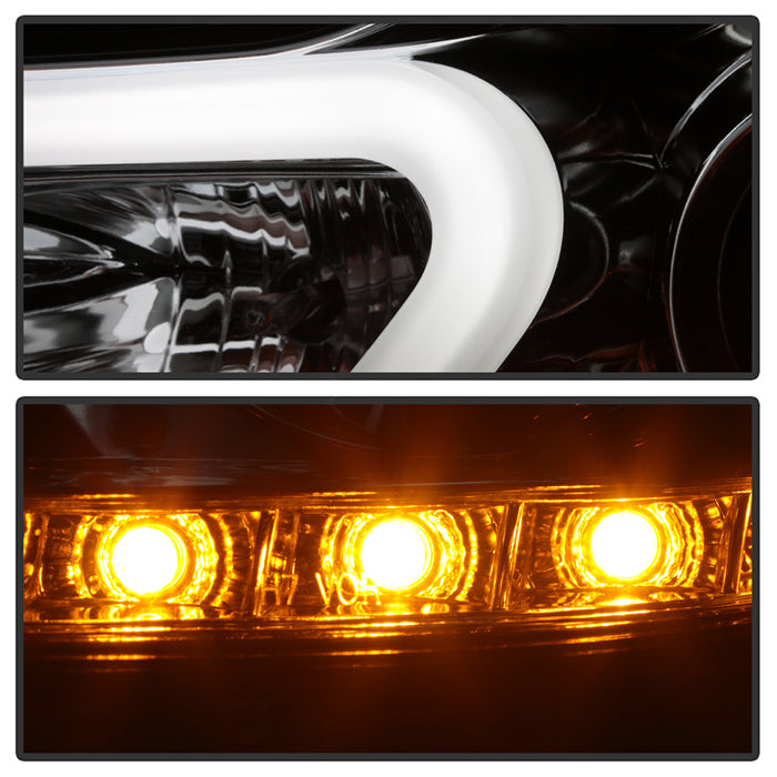 Spyder Mercedes Benz W204 C-Class 12-13 Projector Halogen Model- DRL Chrm PRO-YD-MBW20412-DRL-C 5074256