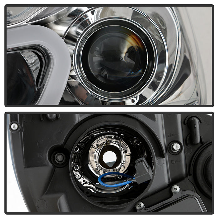 Spyder Mercedes Benz W204 C-Class 12-13 Projector Halogen Model- DRL Chrm PRO-YD-MBW20412-DRL-C 5074256