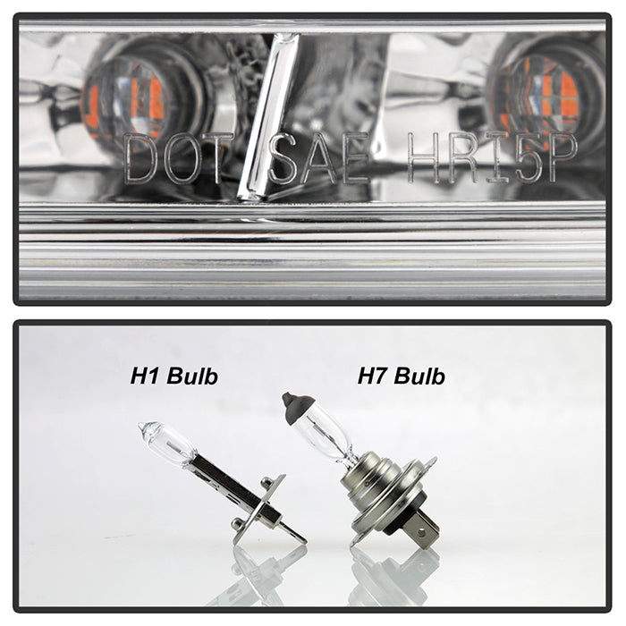 Spyder Mercedes Benz W204 C-Class 12-13 Projector Halogen Model- DRL Chrm PRO-YD-MBW20412-DRL-C 5074256