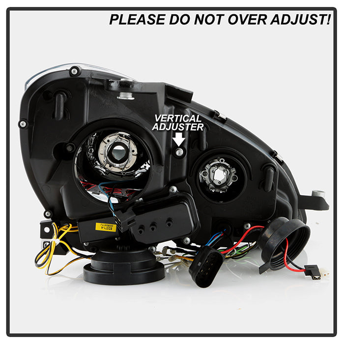 Spyder Mercedes Benz W204 C-Class 12-13 Projector Halogen Model- DRL Chrm PRO-YD-MBW20412-DRL-C 5074256
