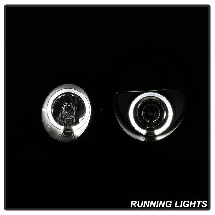 Spyder Mercedes Benz E-Class 95-99 Projector Headlights LED Halo Blk PRO-YD-MBW21095-HL-BK 5011275