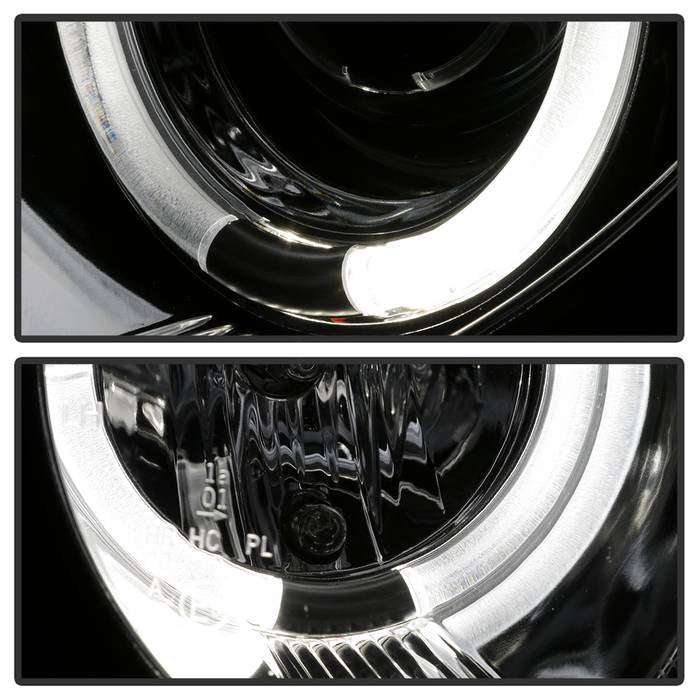 Spyder Mercedes Benz E-Class 95-99 Projector Headlights LED Halo Chrm PRO-YD-MBW21095-HL-C 5011282
