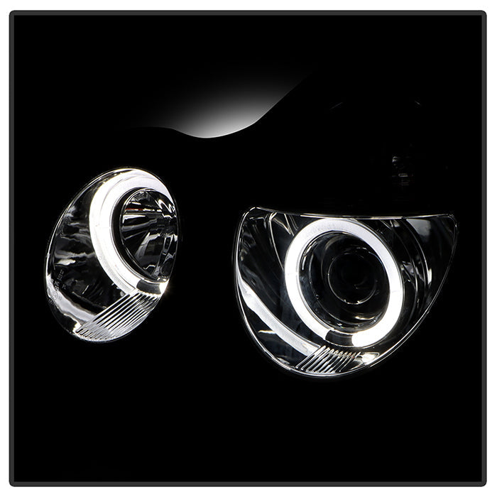 Spyder Mercedes Benz E-Class 00-02 Projector Headlights LED Halo Chrm PRO-YD-MBW21099-HL-C 5011305