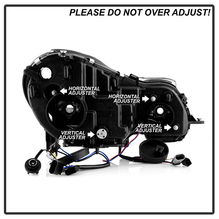 Spyder Mercedes Benz E-Class 03-06 Projector Headlights Halogen Model Only- Chrm PRO-YD-MBW21103-C 5042163