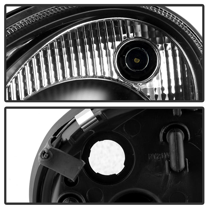 Spyder Mercedes Benz E-Class 03-06 Projector Halogen Model- DRL- Blk PRO-YD-MBW21103-DRL-BK 5017482