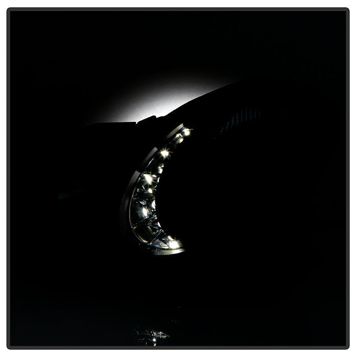 Spyder Mercedes Benz E-Class 03-06 Projector Halogen Model- DRL- Blk PRO-YD-MBW21103-DRL-BK 5017482