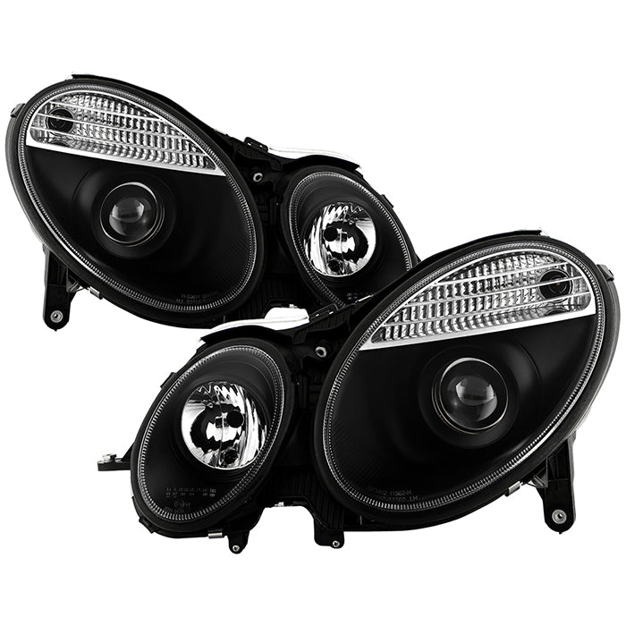 Spyder Mercedes Benz E-Class 03-06 Projector Headlights Xenon/HID Model- Blk PRO-YD-MBW21103-HID-BK 5042194