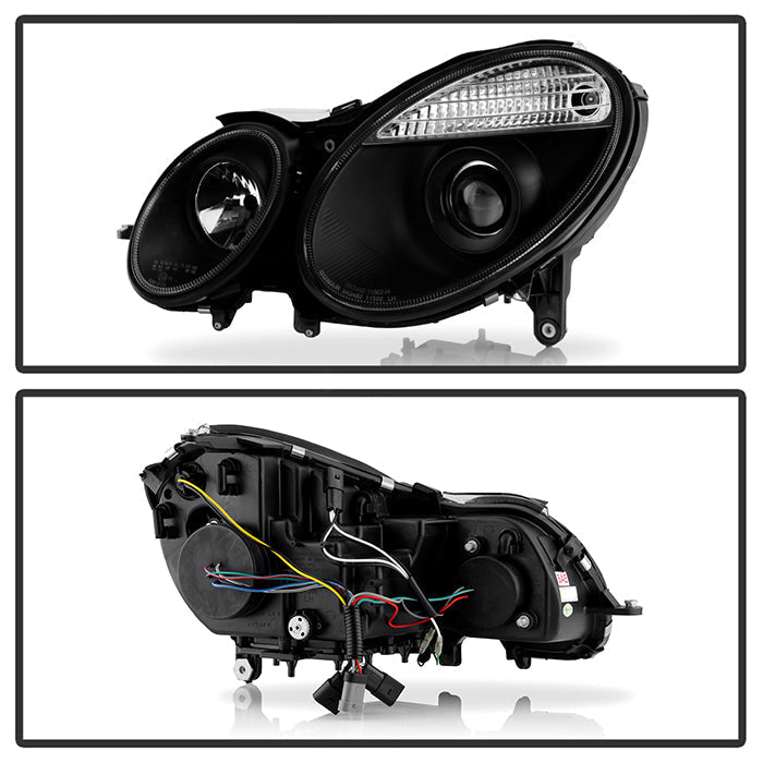 Spyder Mercedes Benz E-Class 03-06 Projector Headlights Xenon/HID Model- Blk PRO-YD-MBW21103-HID-BK 5042194