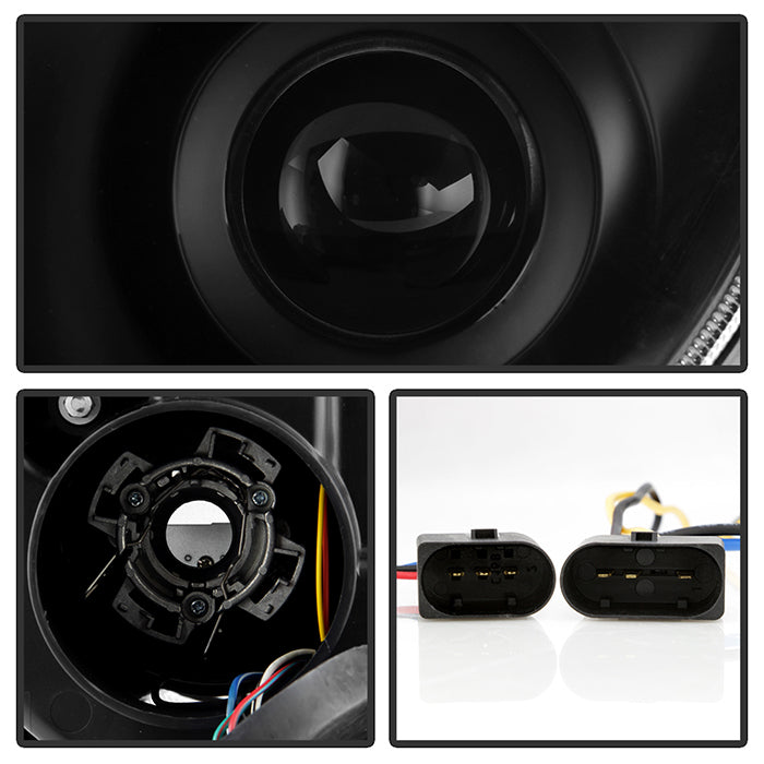 Spyder Mercedes Benz E-Class 03-06 Projector Headlights Xenon/HID Model- Blk PRO-YD-MBW21103-HID-BK 5042194