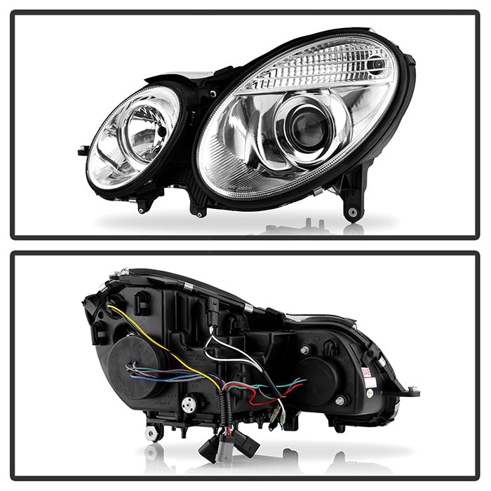 Spyder Mercedes Benz E-Class 03-06 Projector Headlights Xenon/HID Model- Chrm PRO-YD-MBW21103-HID-C 5042187