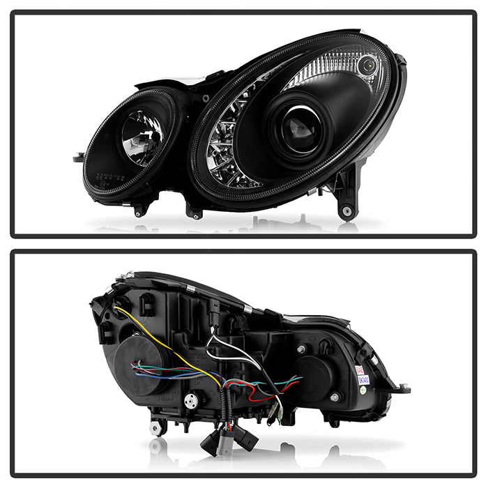 Spyder Mercedes Benz E-Class 03-06 Projector Xenon/HID Model- DRL- Blk PRO-YD-MBW21103-HID-DRL-BK 5029928