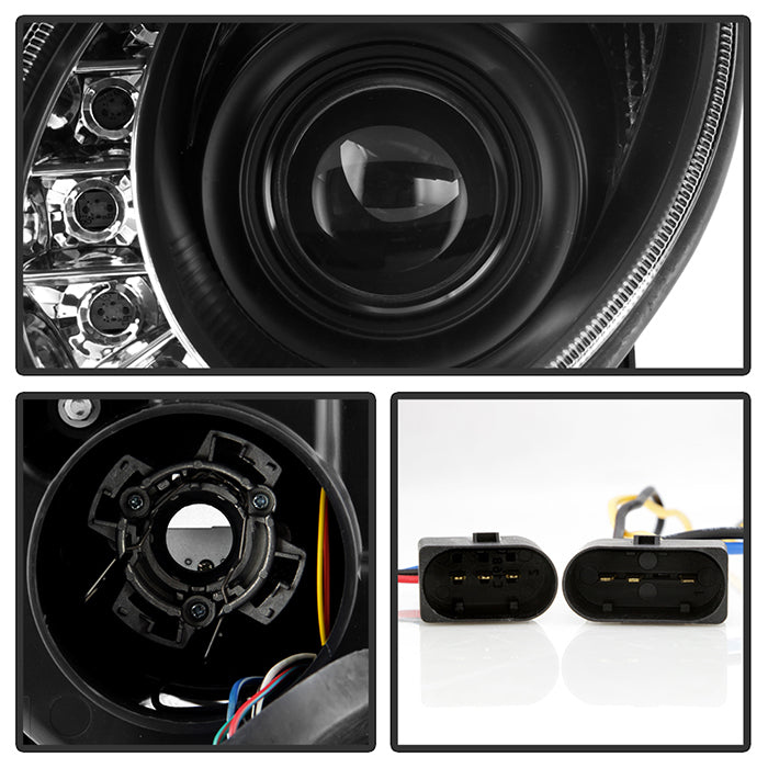 Spyder Mercedes Benz E-Class 03-06 Projector Xenon/HID Model- DRL- Blk PRO-YD-MBW21103-HID-DRL-BK 5029928
