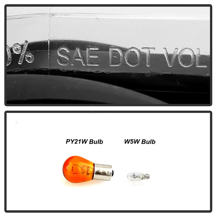 Spyder Mercedes Benz E-Class 07-09 Projector Headlights Halogen - DRL Blk PRO-YD-MBW21107-DRL-BK 5029379