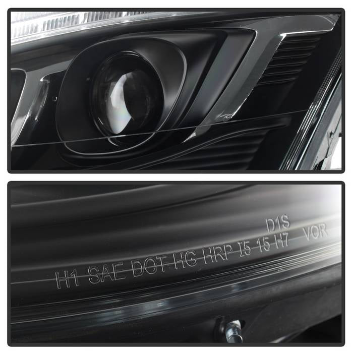 Spyder Mercedes W221 S Class 07-09 Headlights - HID Model Only - Black PRO-YD-MBW22107-HID-DRL-BK 5083890