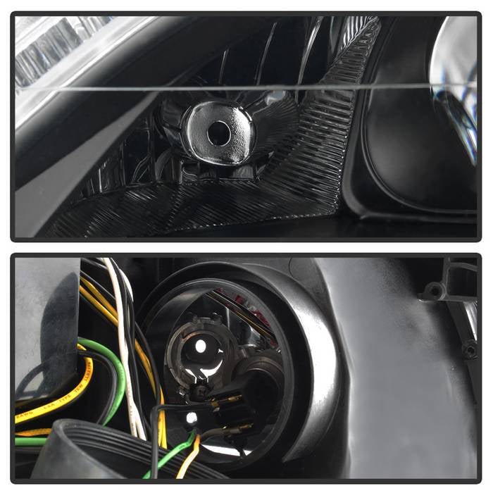 Spyder Mercedes W221 S Class 07-09 Headlights - HID Model Only - Black PRO-YD-MBW22107-HID-DRL-BK 5083890