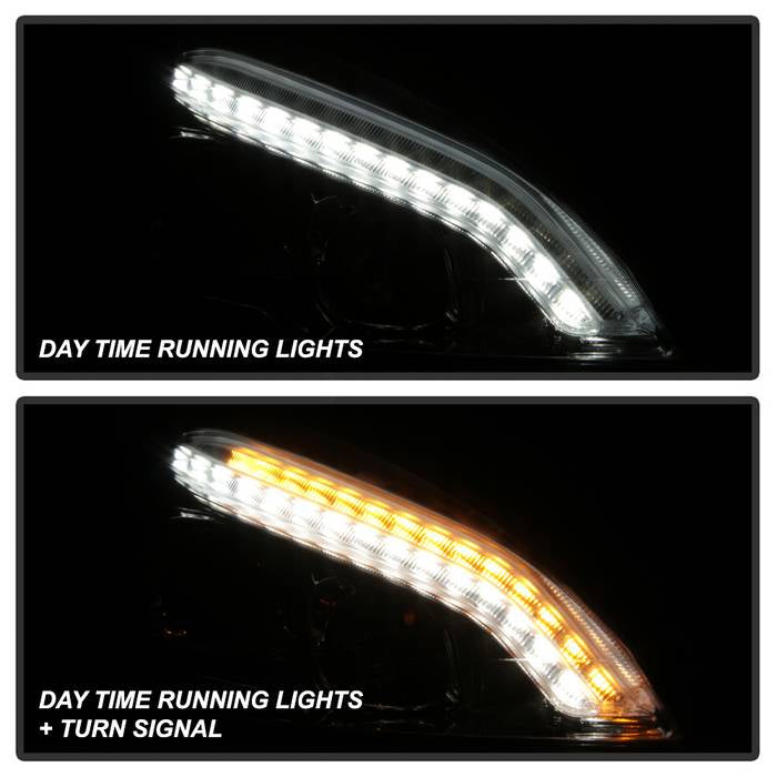 Spyder Mercedes W221 S Class 07-09 Headlights - HID Model Only - Chrome PRO-YD-MBW22107-HID-DRL-C 5083906