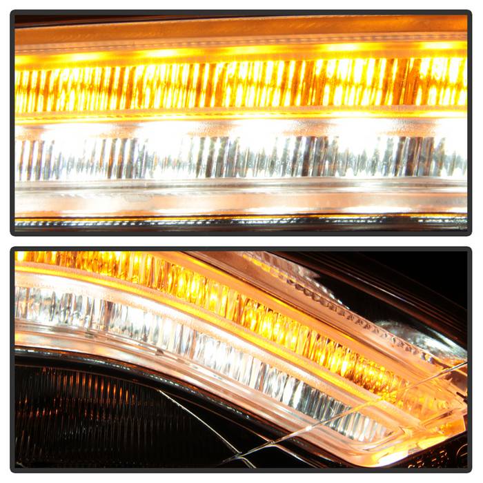 Spyder Mercedes W221 S Class 07-09 Headlights - HID Model Only - Chrome PRO-YD-MBW22107-HID-DRL-C 5083906