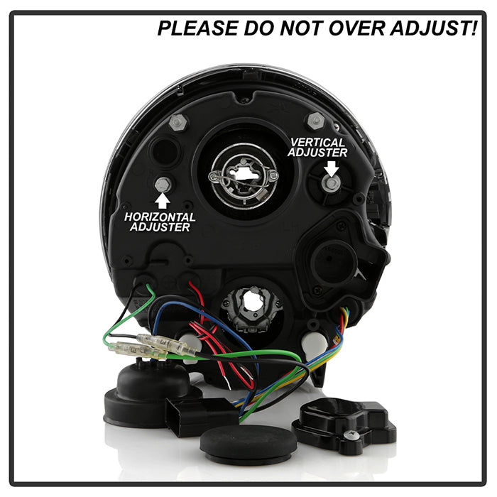 Spyder Mini Cooper 02-06 Projector Headlights DRL Black High H1 Low H1 PRO-YD-MC02-DRL-BK 5011336