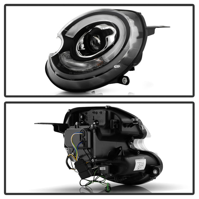 Spyder Mini Cooper 2010-2012 Projector Headlights Xenon/HID Model- DRL Blk PRO-YD-MC07-HID-DRL-BK 5080615