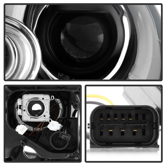 Spyder Mini Cooper 2010-2012 Projector Headlights Xenon/HID Model- DRL Blk PRO-YD-MC07-HID-DRL-BK 5080615