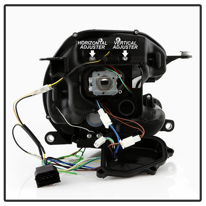 Spyder Mini Cooper 07-12 V2 Xenon/HID Only Projector Headlights - Black PRO-YD-MC07V2HIDSI-SBLB-BK 5088222