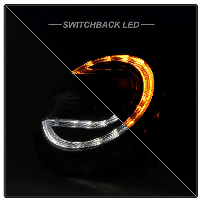 Spyder Mini Cooper 07-12 V2 Xenon/HID Only Projector Headlights - Black PRO-YD-MC07V2HIDSI-SBLB-BK 5088222