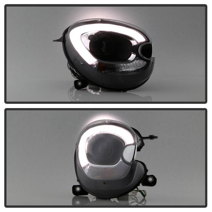 Spyder Mini Cooper Countryman 11-15 Headlights - Halogen Model Only - Black PRO-YD-MCO11-DRL-BK 5083449