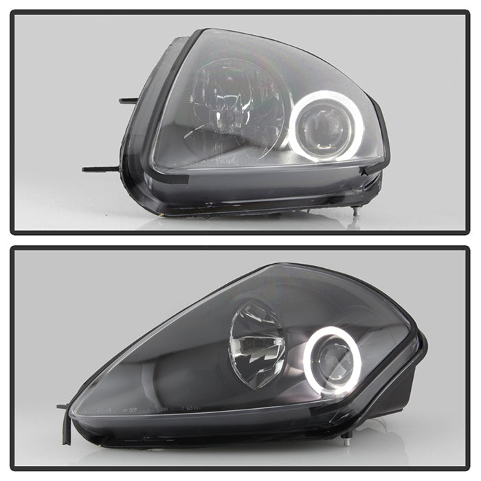 Spyder Mitsubishi Eclipse 00-05 Projector Headlights LED Halo Black High H1 Low H1 PRO-YD-ME00-HL-BK 5011374