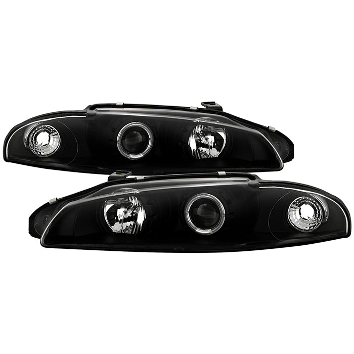 Spyder Mitsubishi Eclipse 97-99 Projector Headlights LED Halo Black High H1 Low H1 PRO-YD-ME97-HL-BK 5011473